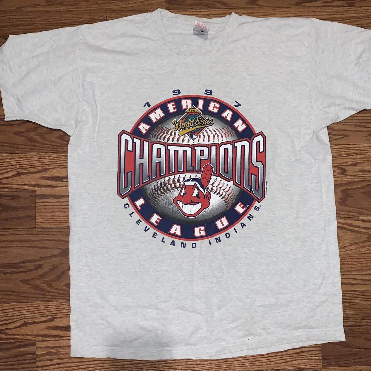 VINTAGE [1997] CLEVELAND INDIANS WORLD SERIES - Depop