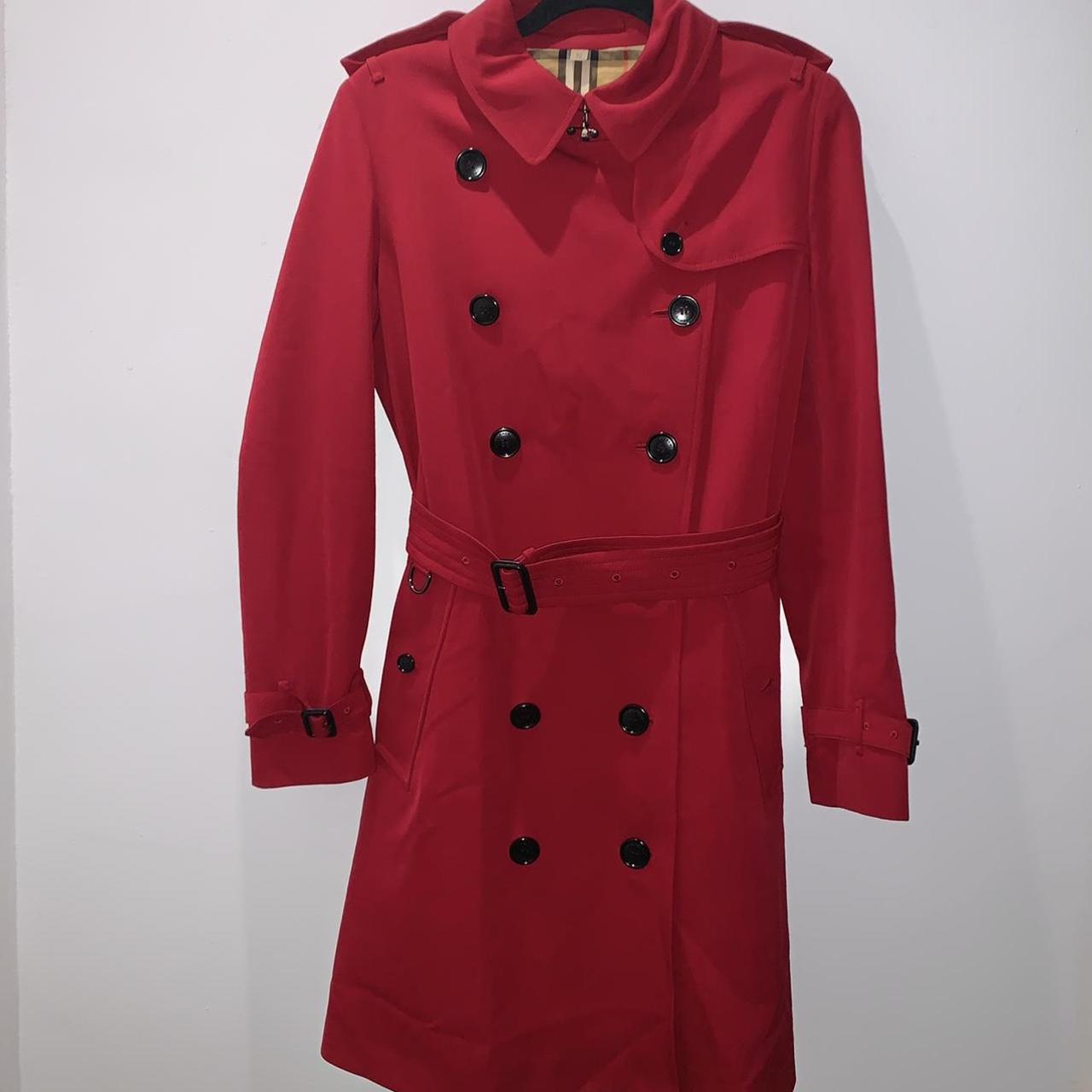 Women's Red Coat | Depop