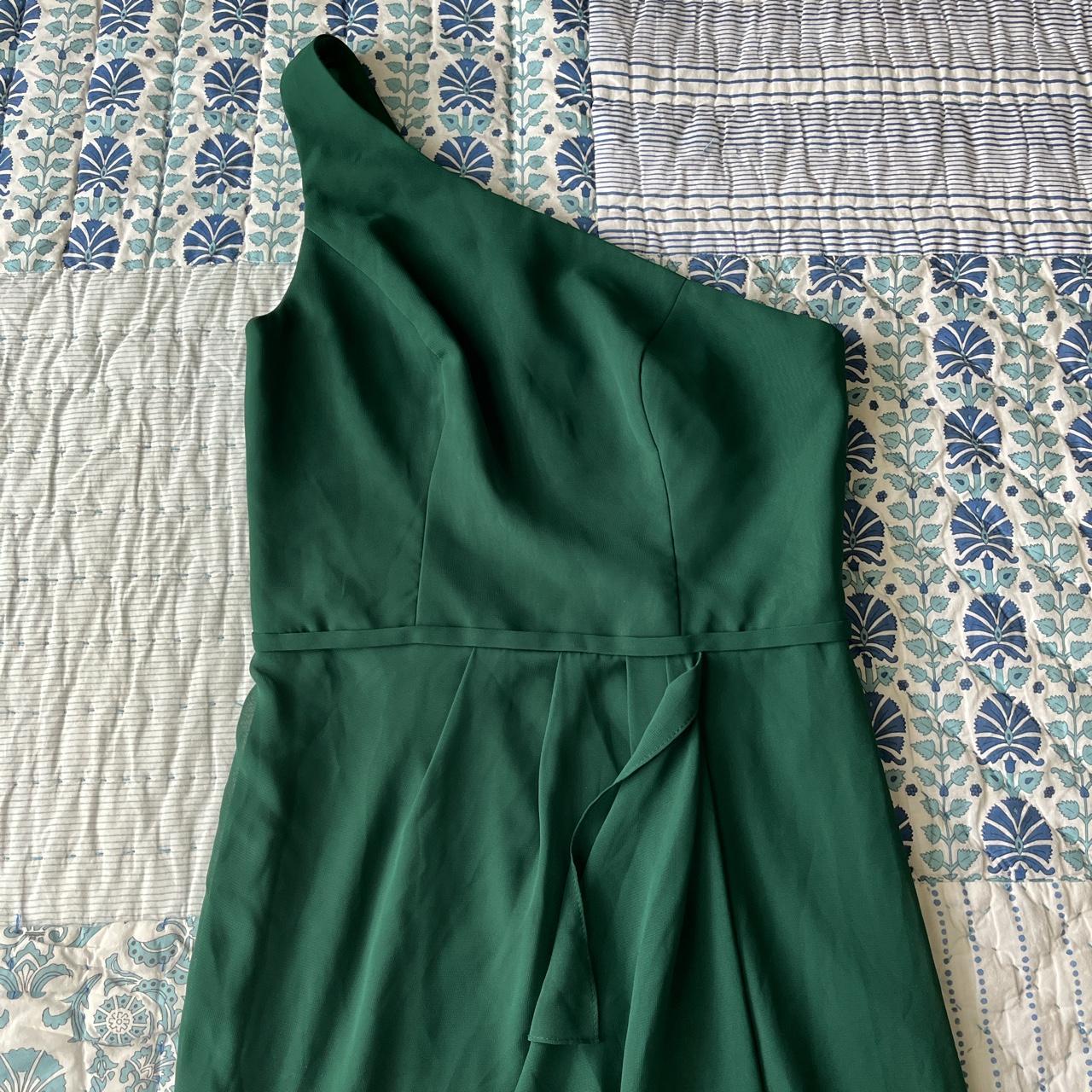 David's bridal sale forest green dress