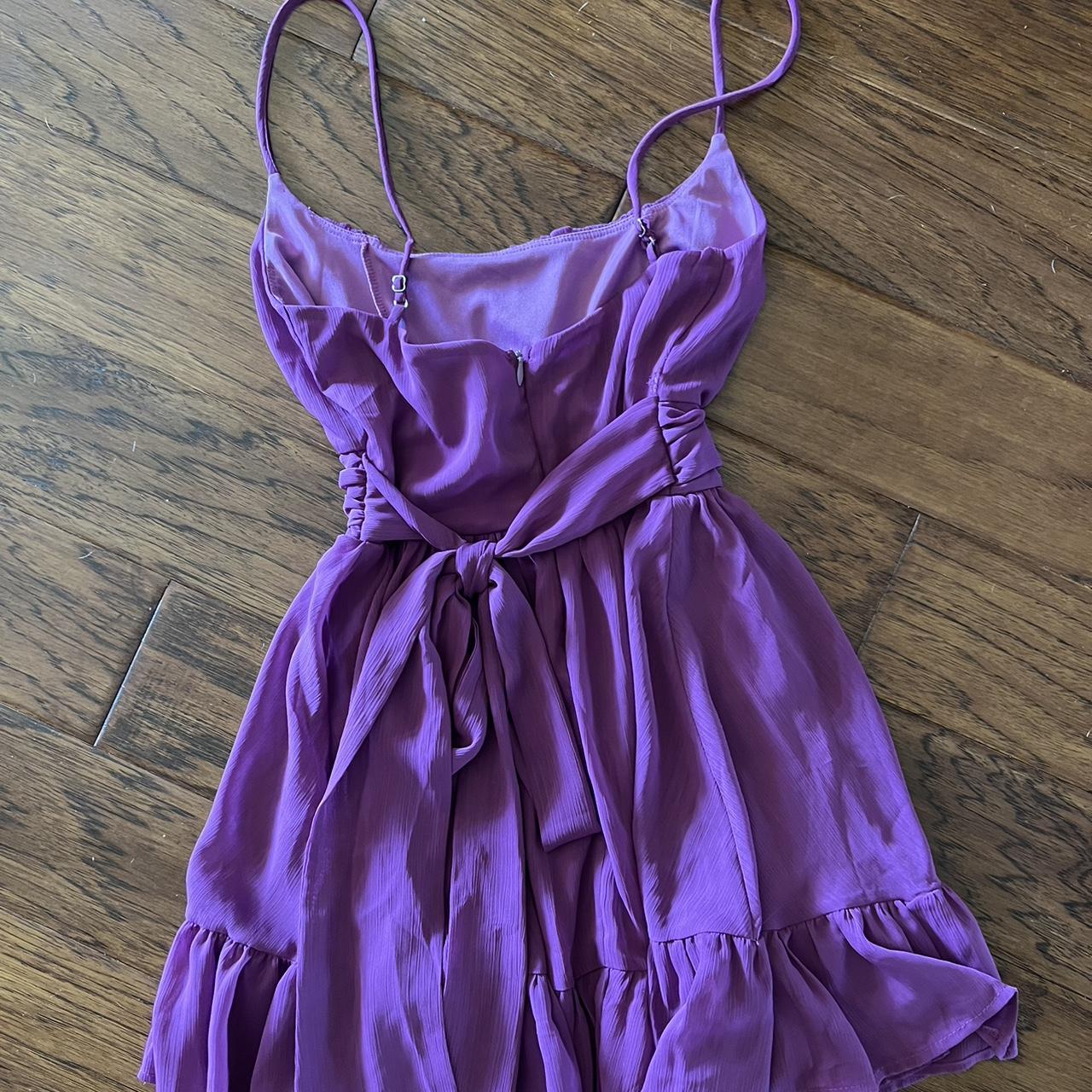 Lucy in the Sky Women's Purple Dress Depop