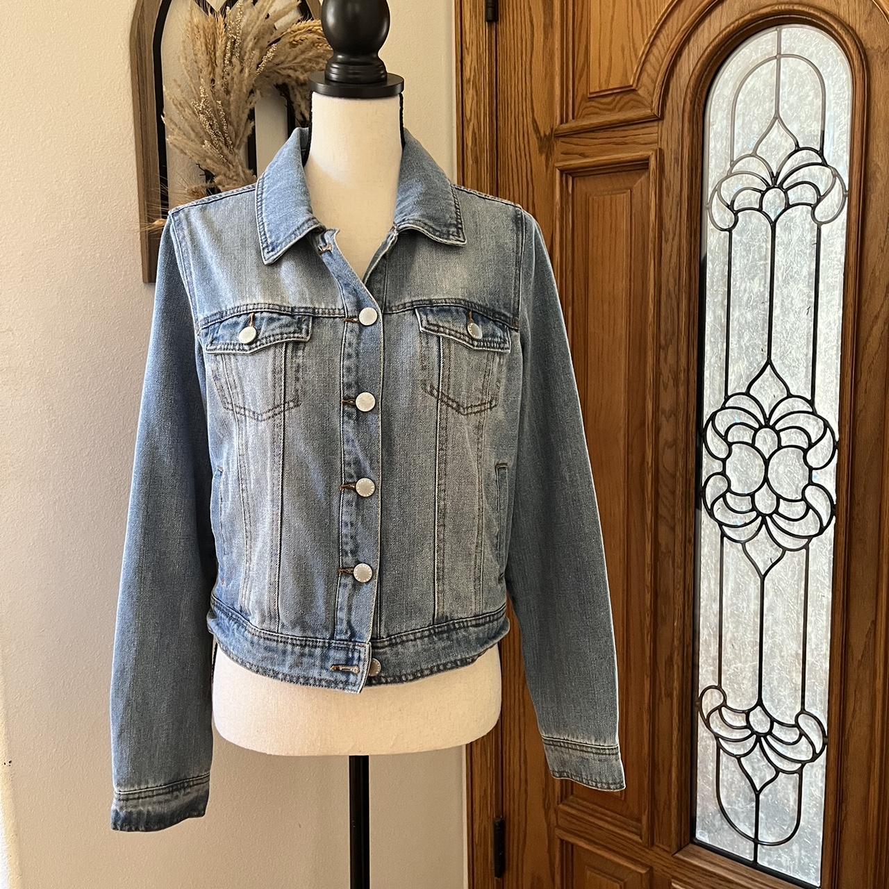 CI SONO Blue denim jacket tag says size medium but. Depop