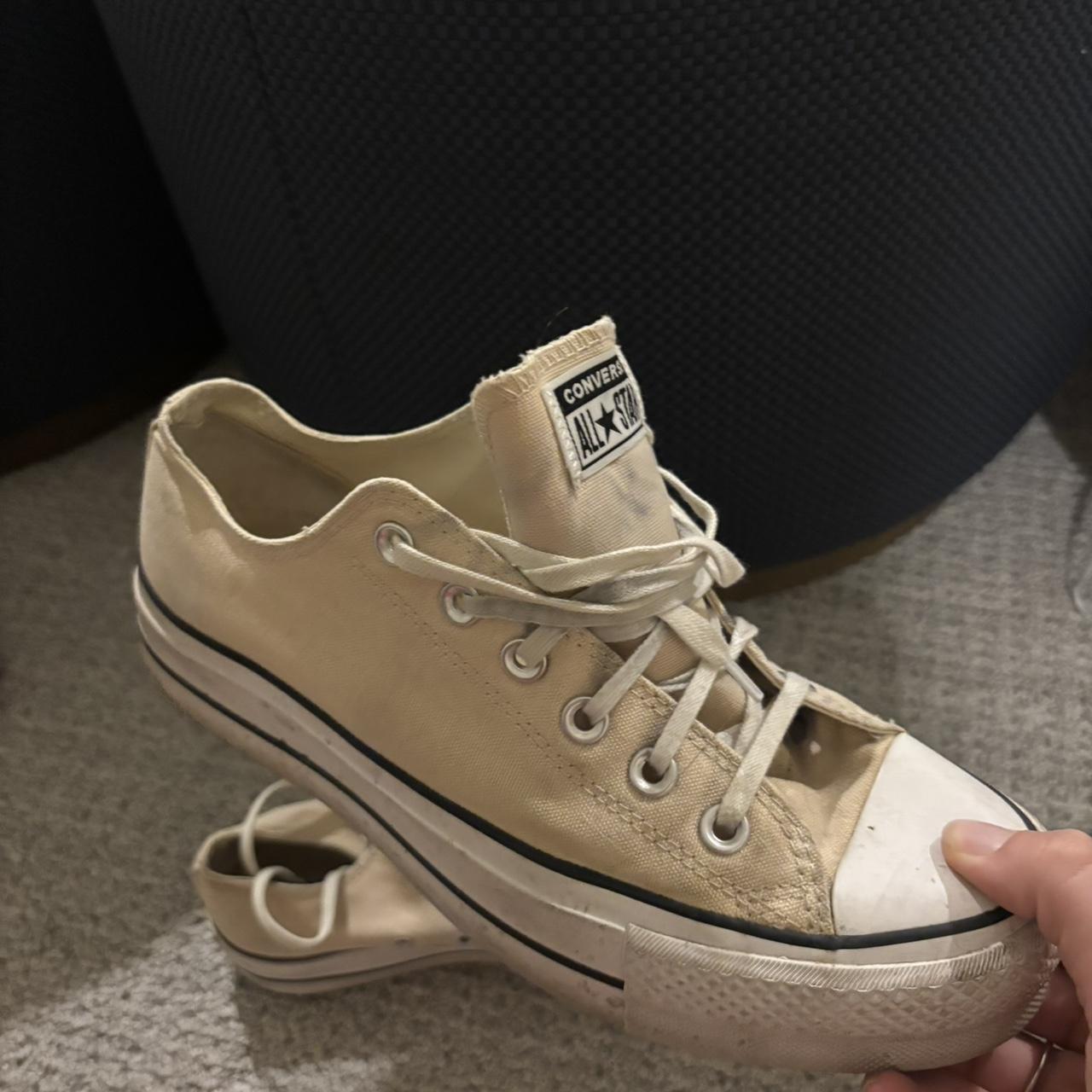 Converse Platform Tan And Gold Converse Converse Sneaker Womens