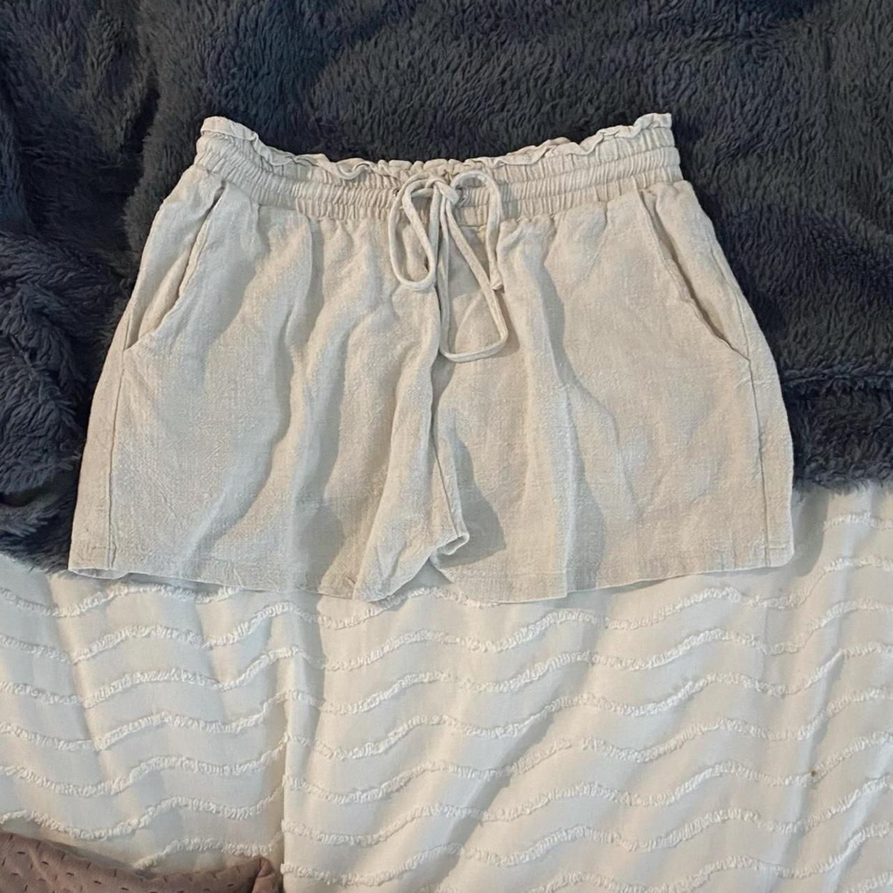 Universals Luck&Trouble Linen Shorts Size AU... - Depop