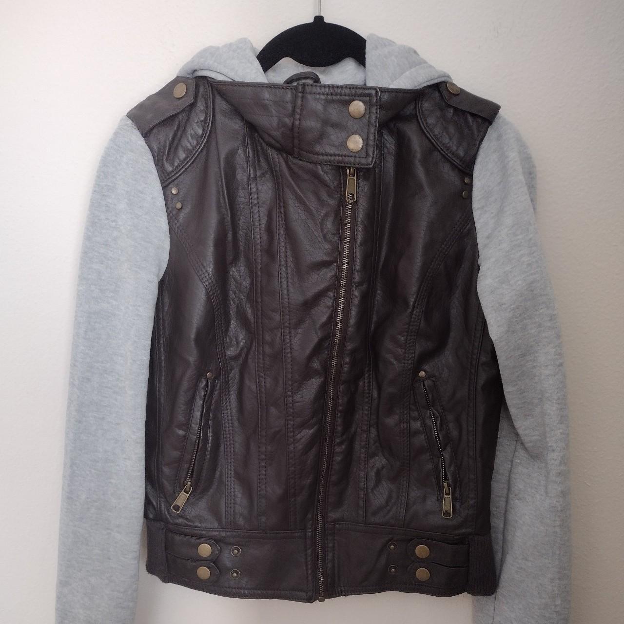 Rue 21 black hot sale leather jacket