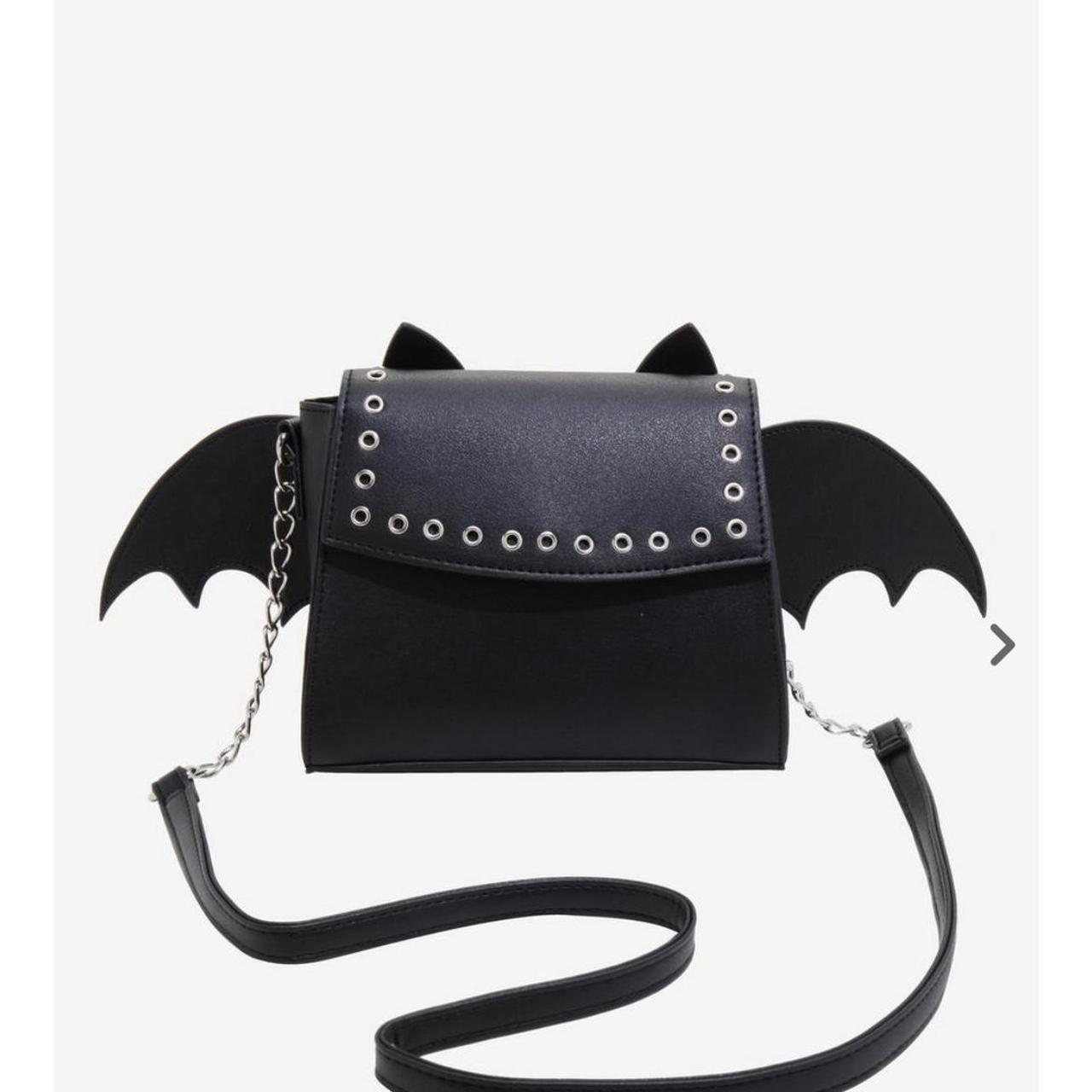 Hot Topic bat wing crossbody purse - Depop