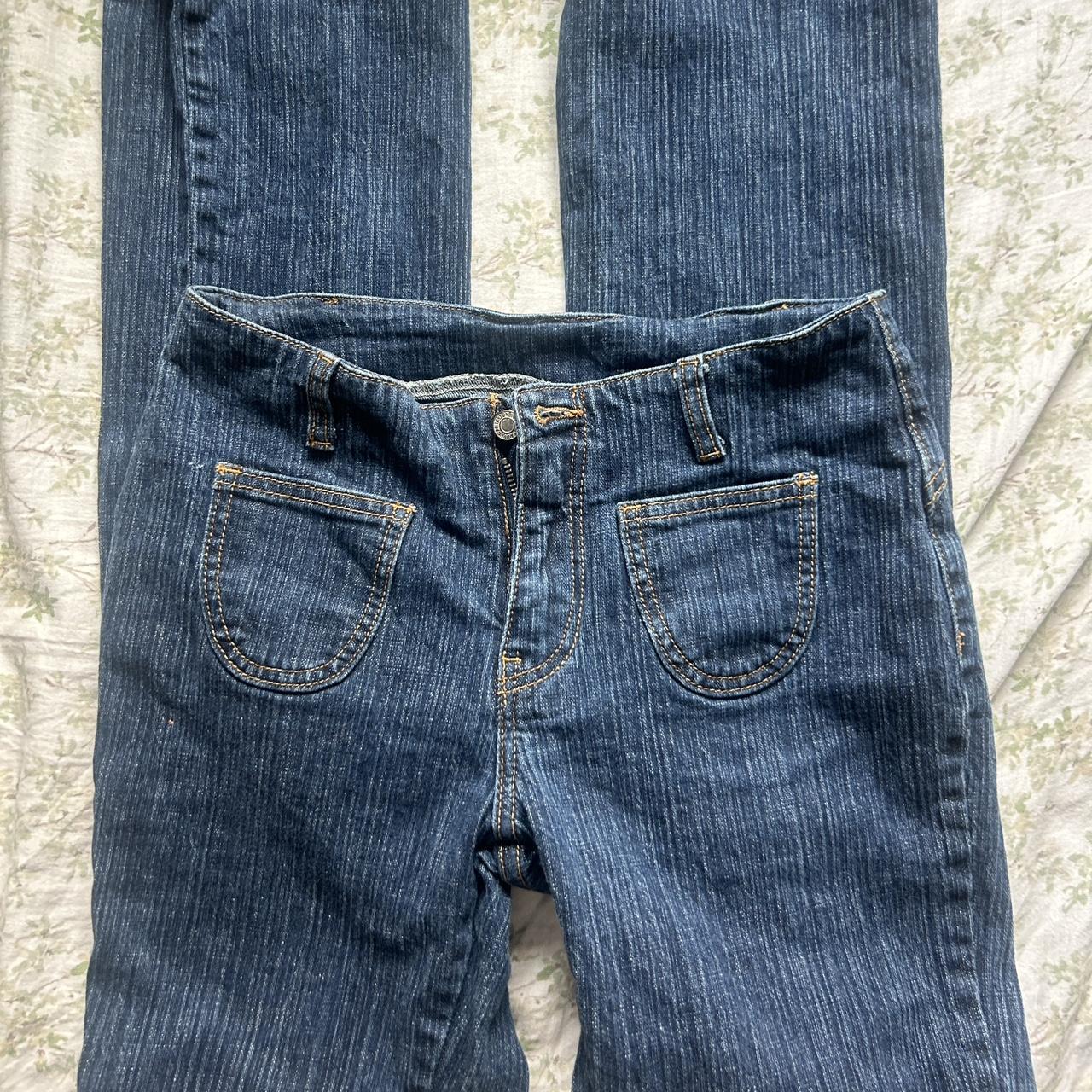 brandy melville bootcut jeans! super cute and unique... - Depop