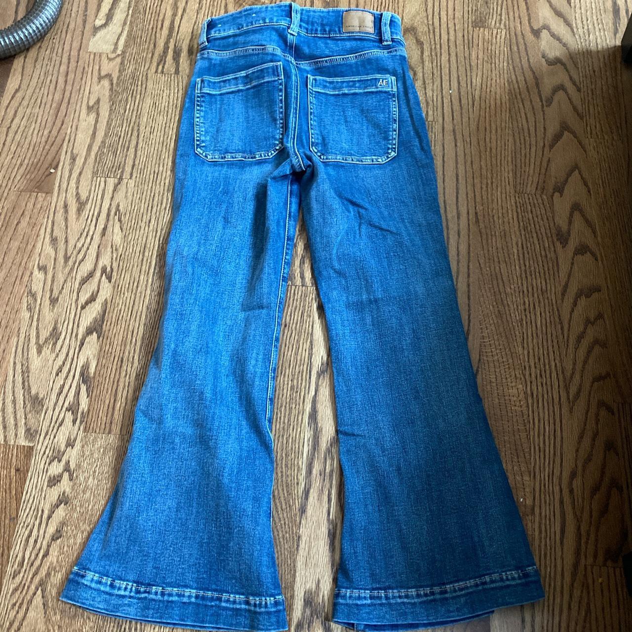 American Eagle flare jeans- brand new never worn... - Depop