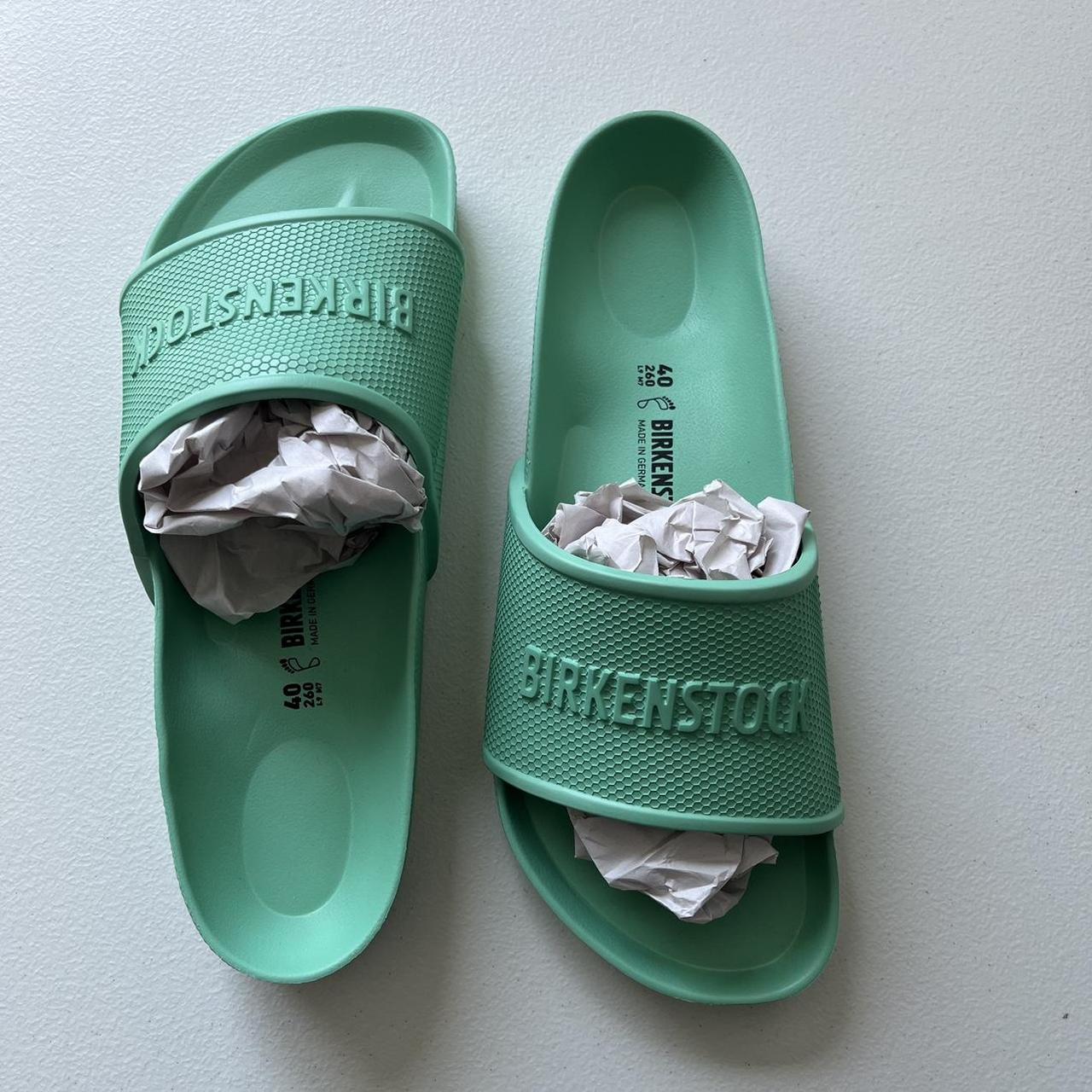 birkenstock barbados silver