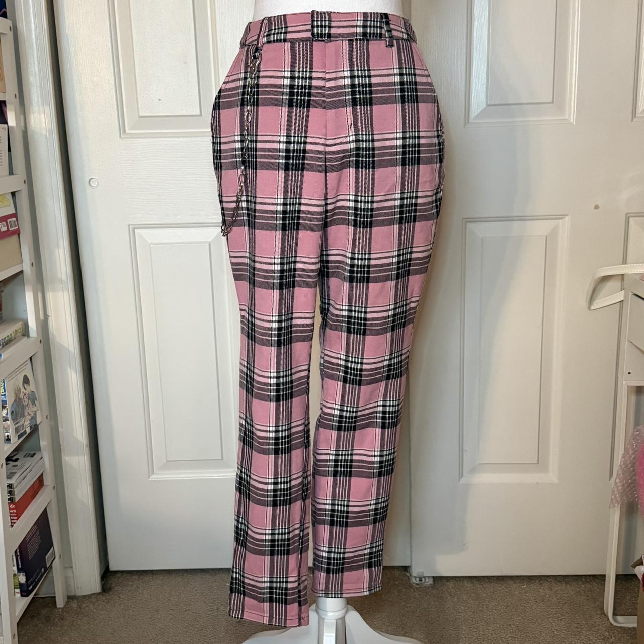 Hot Topic Women's Slim Pants Pink/Multi S – Hot Topic pink