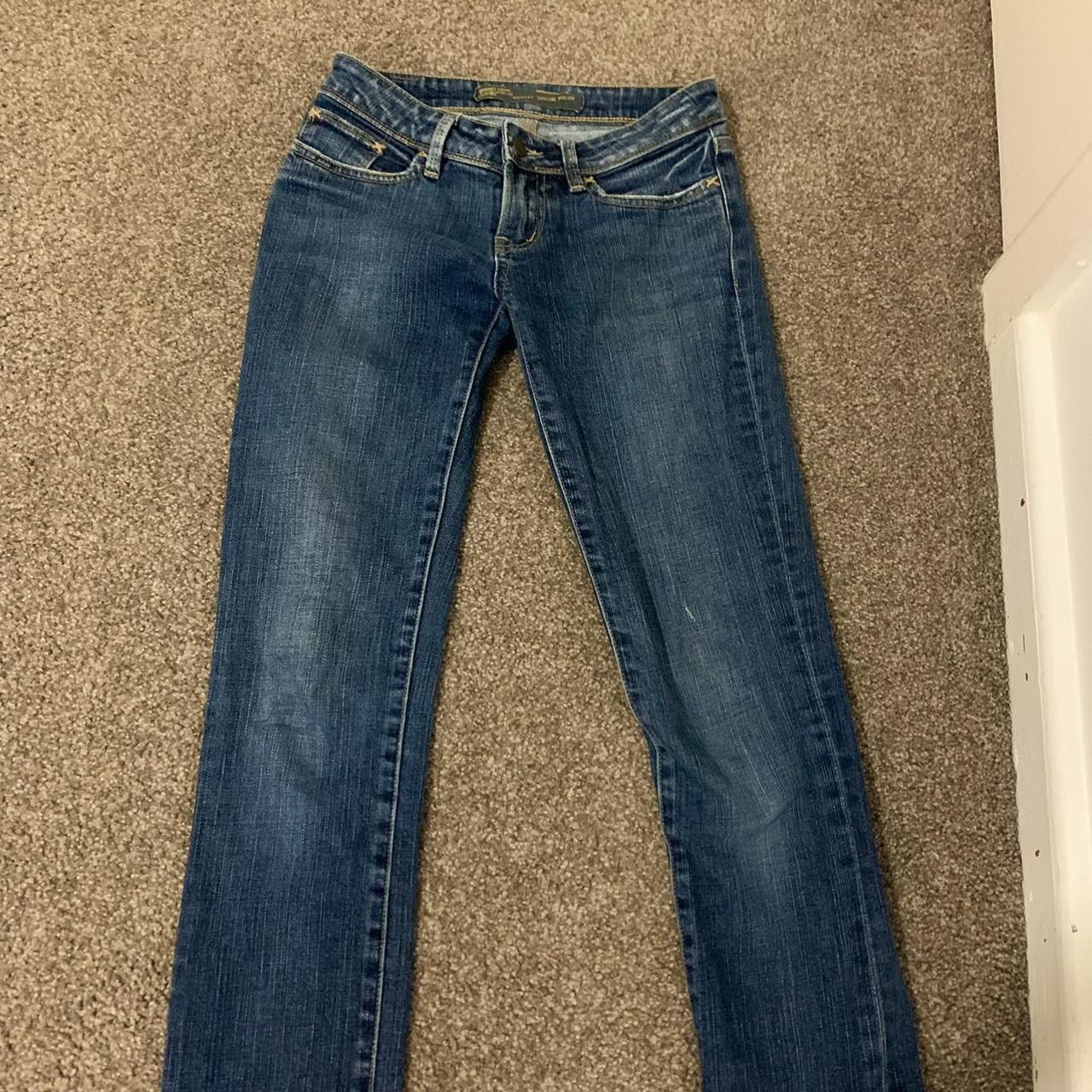 LEE low rise jeans Vintage lee supatube stretch size... - Depop