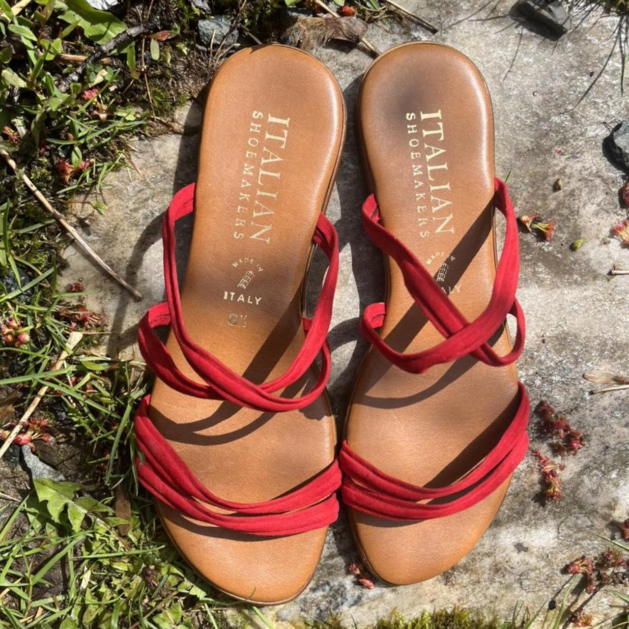 Italian shoemakers best sale red sandals