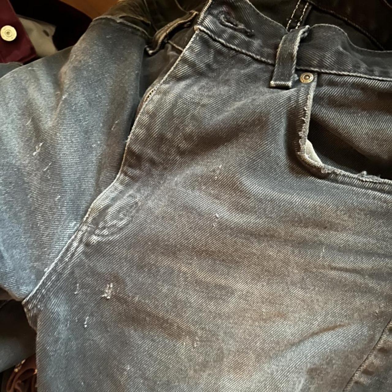 Carhartt 90s vintage black jeans. Size 35”x34” a - Depop