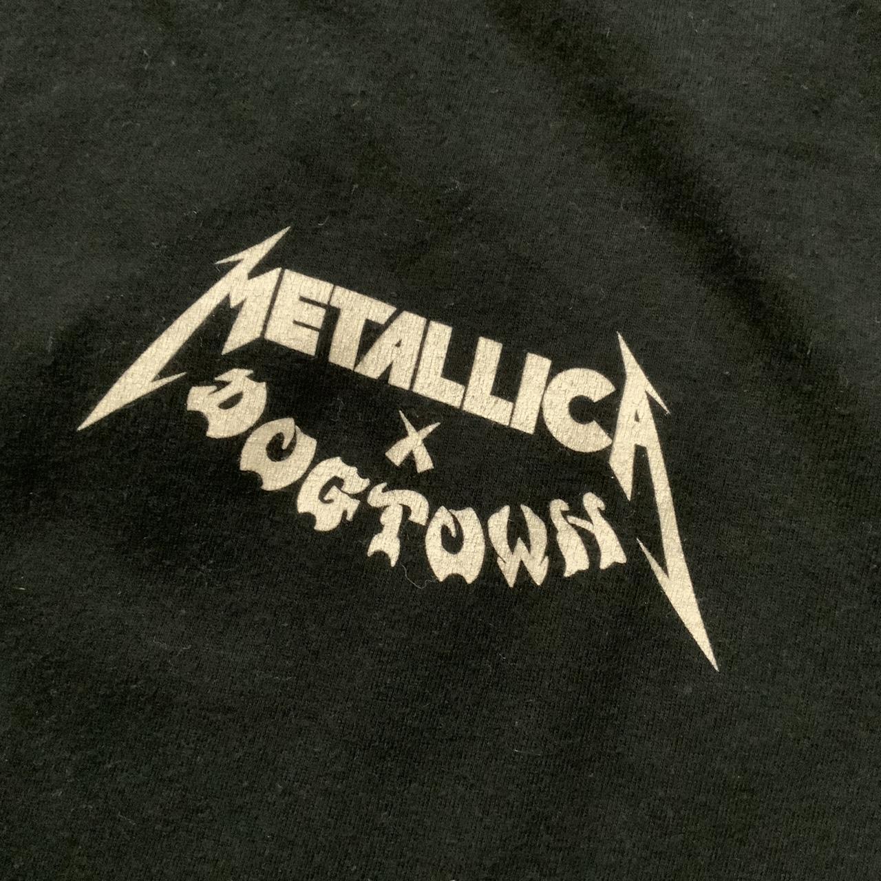 Metallica X Dogtown Skateboarding Skull Rock Band...