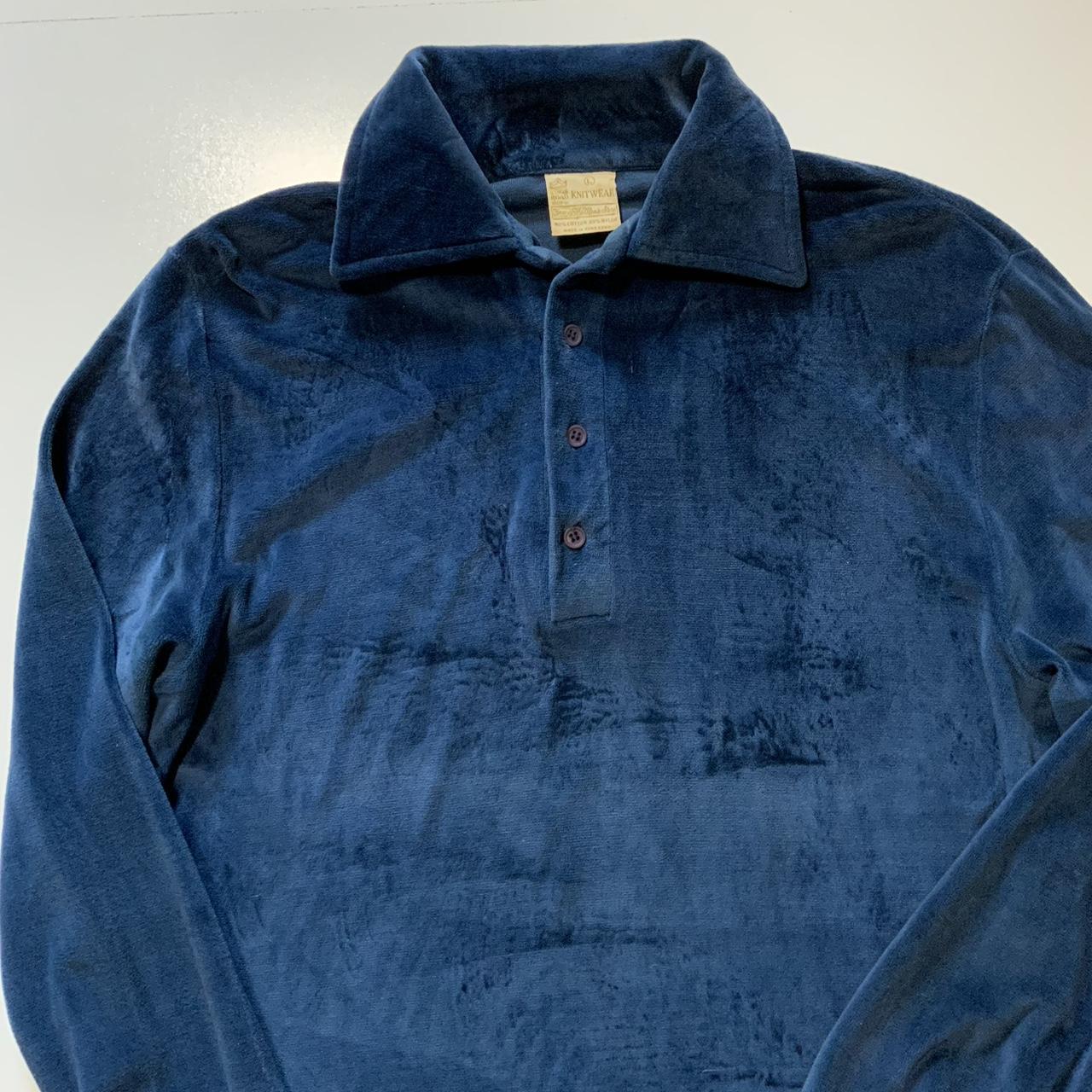 Vintage 70s Sears Mens Store Kings Road Velour Disco | Depop