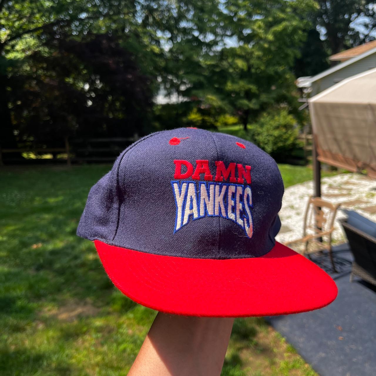 90s New York Yankees Hat ⚾️ Snapback Logo Athletics - Depop