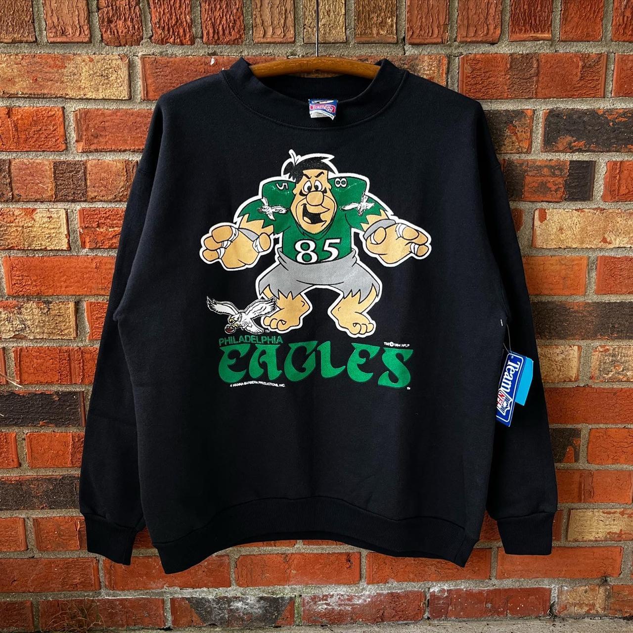 Vintage Philadelphia Eagles Hoodie Sweatshirt Fruit of the Loom