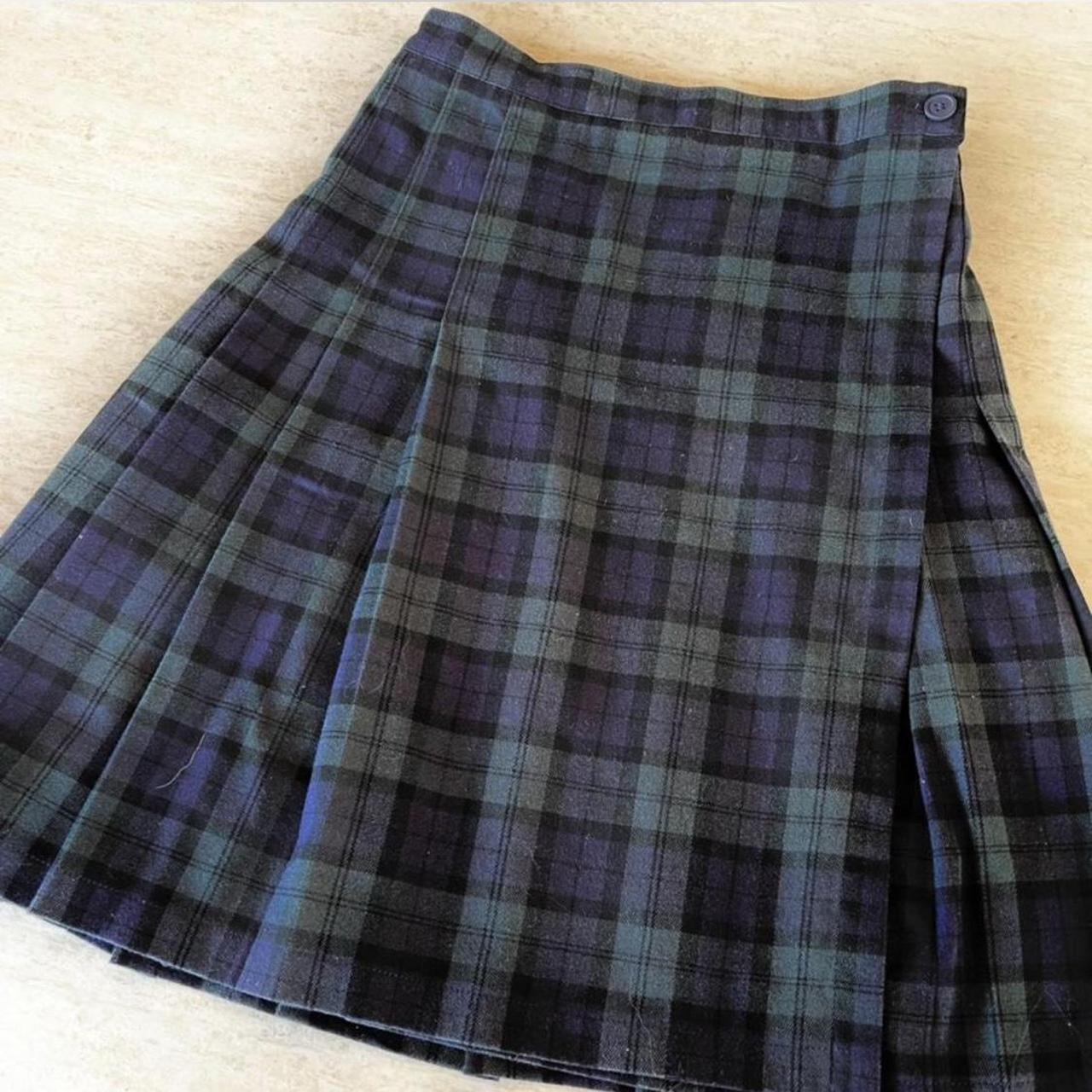 Brandy plaid pleated skirt best sale