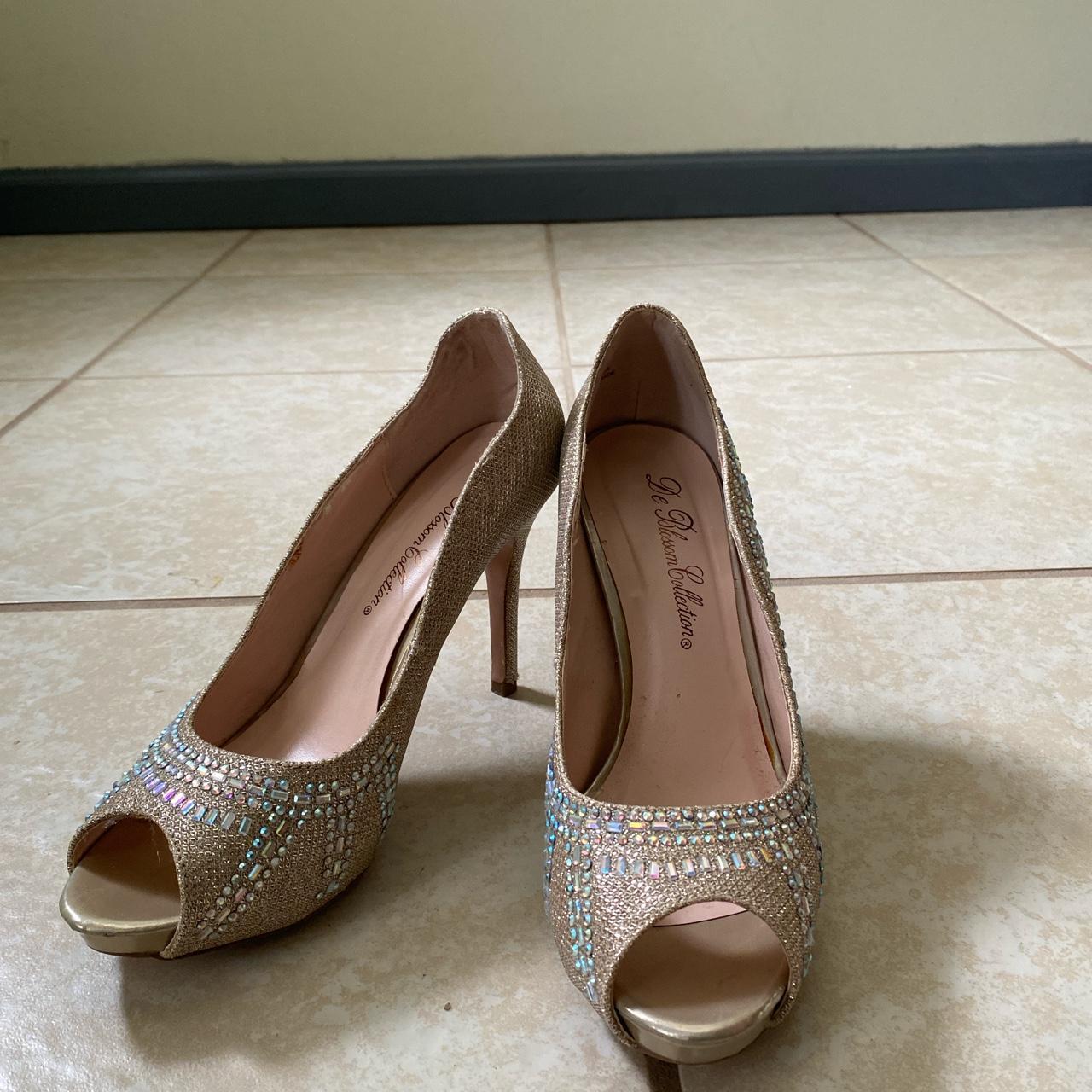 Silver heels deals size 9