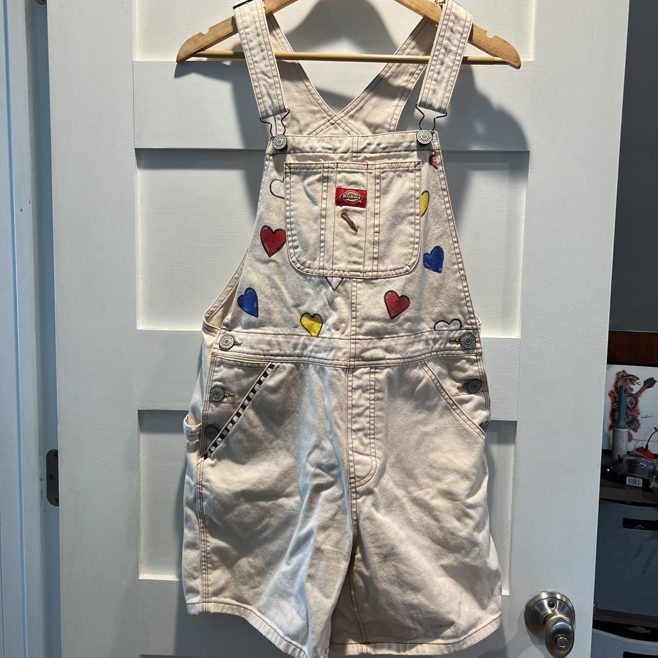Dickies Women's multi Dungareesoveralls Depop