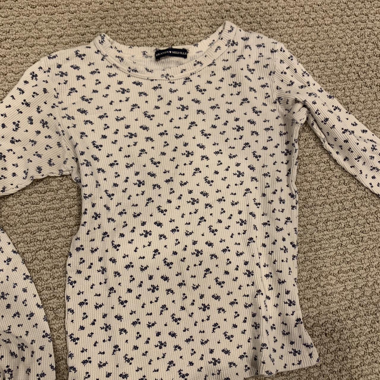 brandy floral long sleeve! perfect for winter... Depop