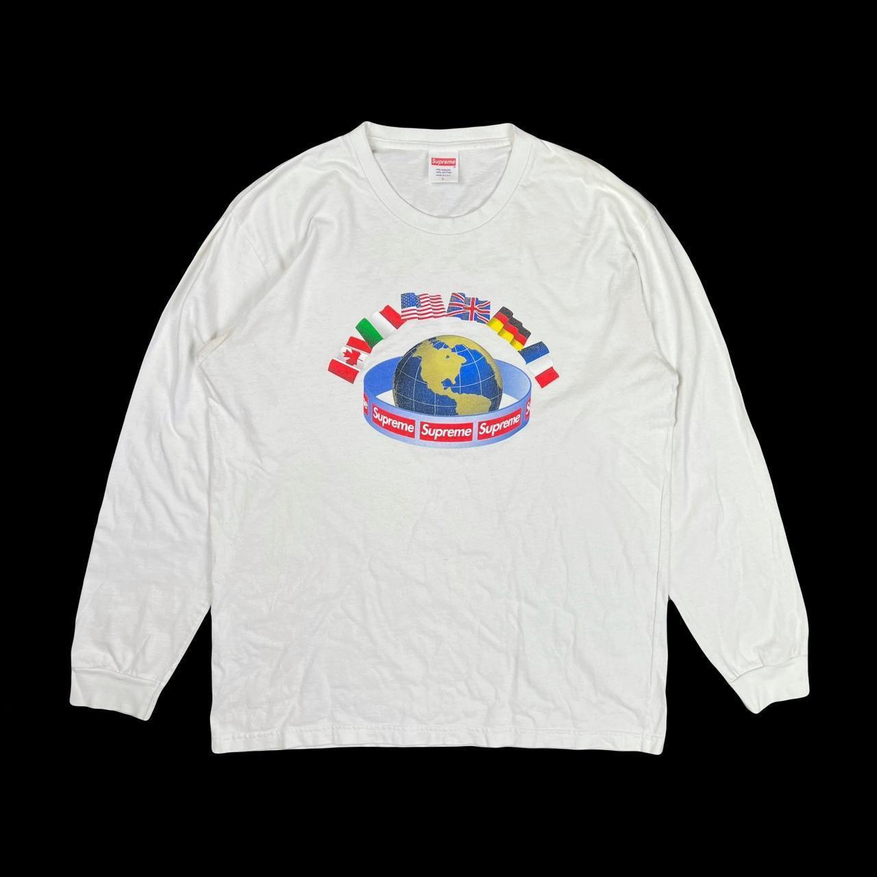 Supreme worldwide 2015 long sleeve t shirt Mens