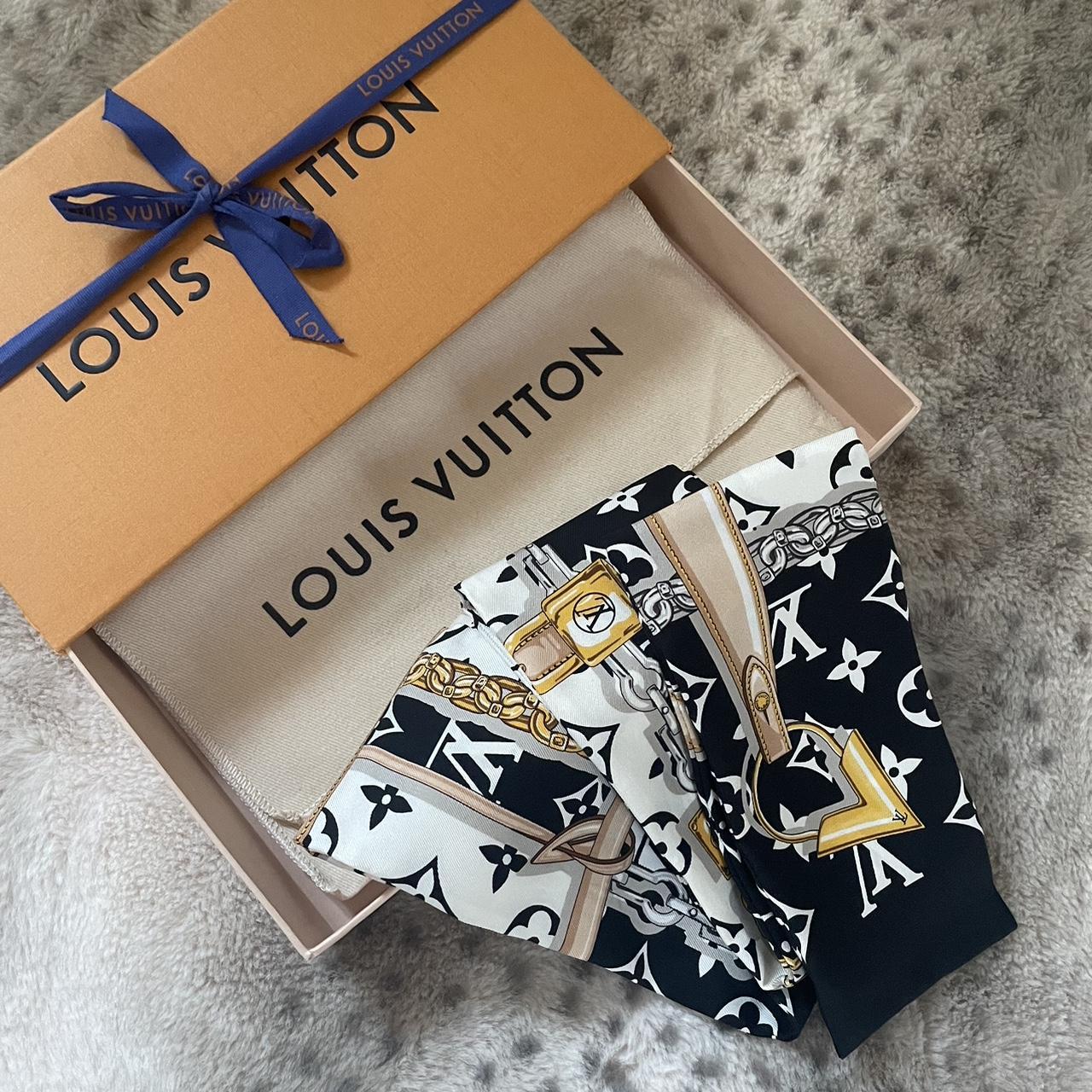 Louis Vuitton - Monogram Confidential Bandeau - Silk - Black - Women - Luxury