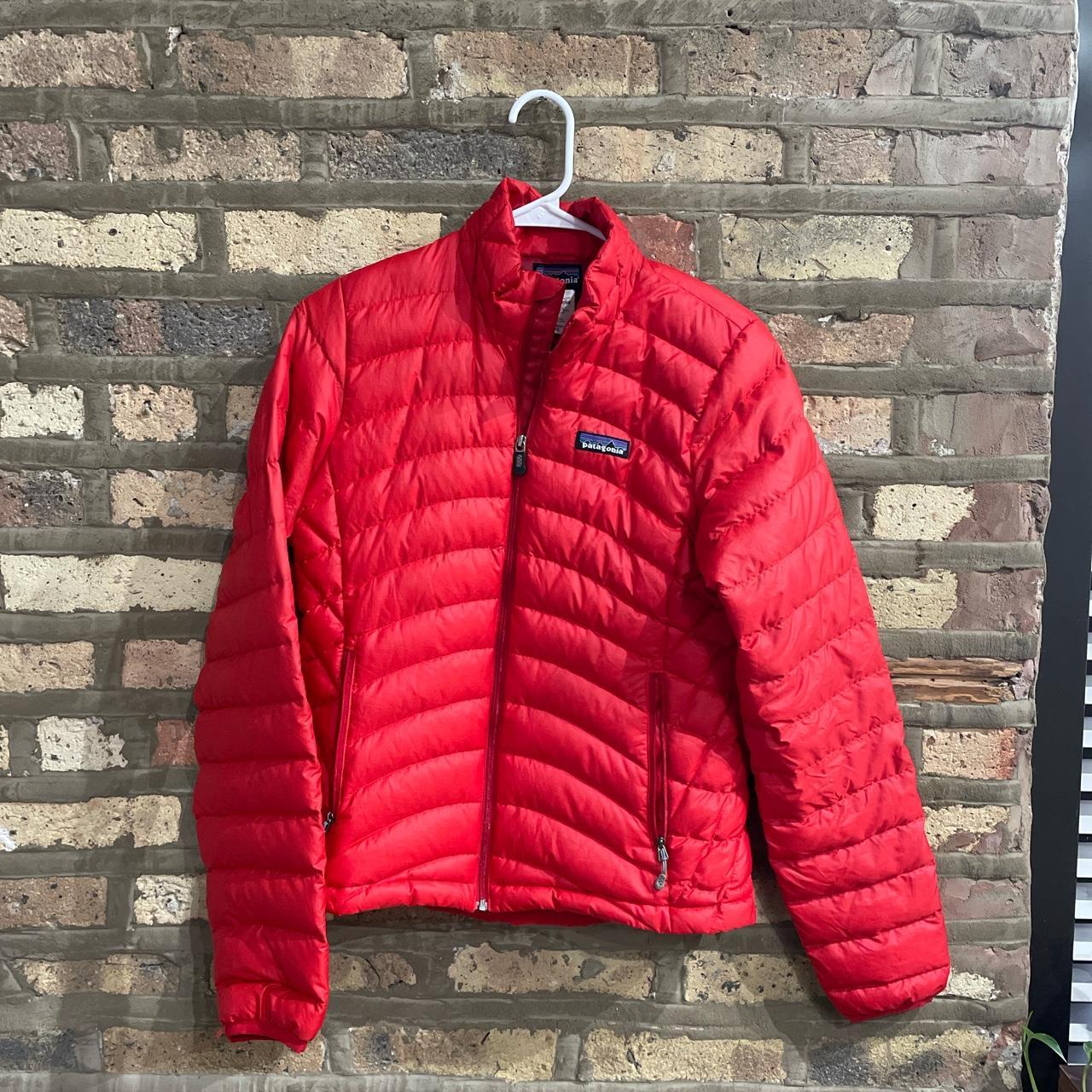 Patagonia Red Winter Jacket Goose down puffer