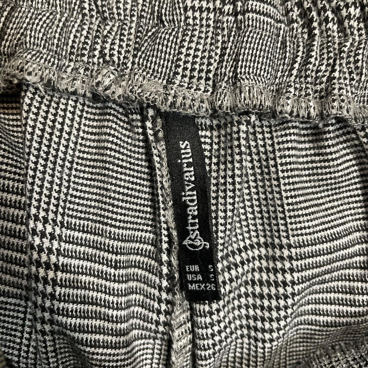 Stradivarius on sale plaid pants