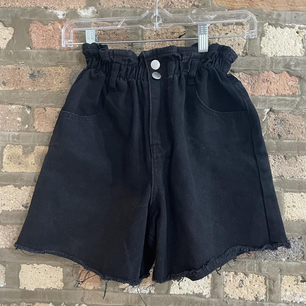 Princess Polly Open Road Denim Paper Bag Shorts Depop