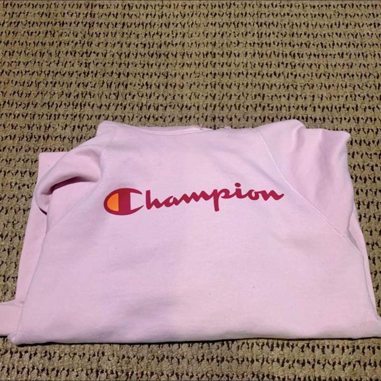 Champion sweater pink outlet 50