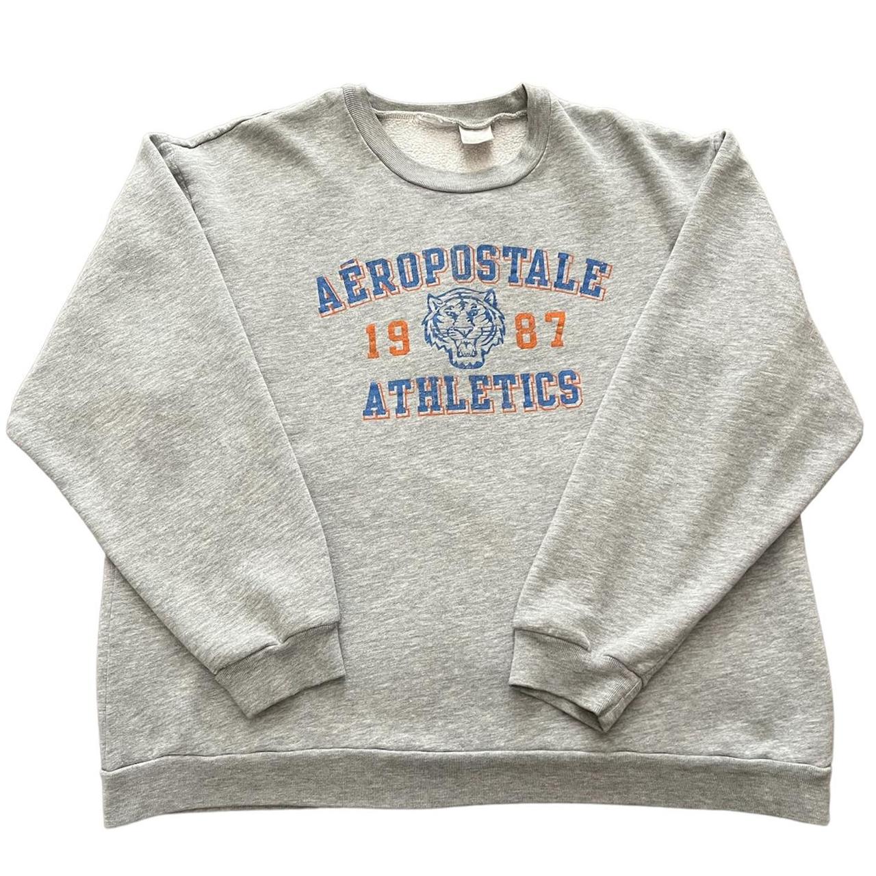 Aeropostale Women's Grey Sweatshirt | Depop