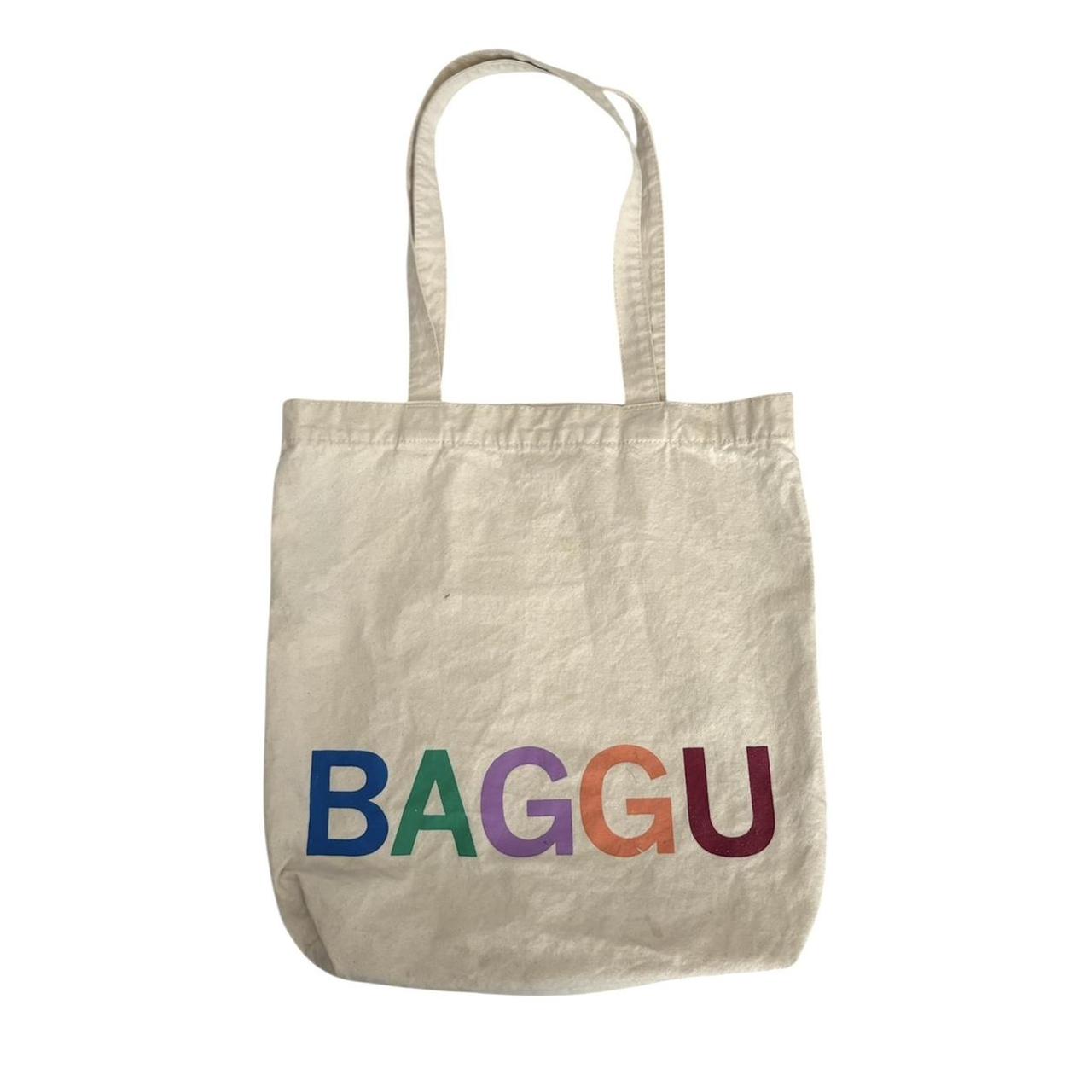 Baggu Women's Tote bags Cream/Multi – baggu canvas tote bag with