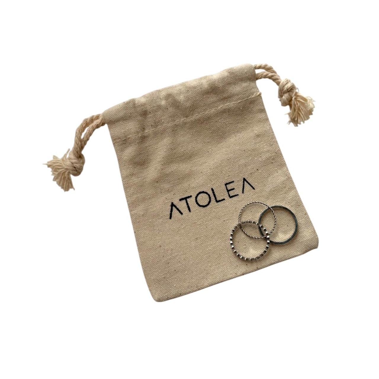 Women's Ring - Silver – atolea silver stackable d… - image 1