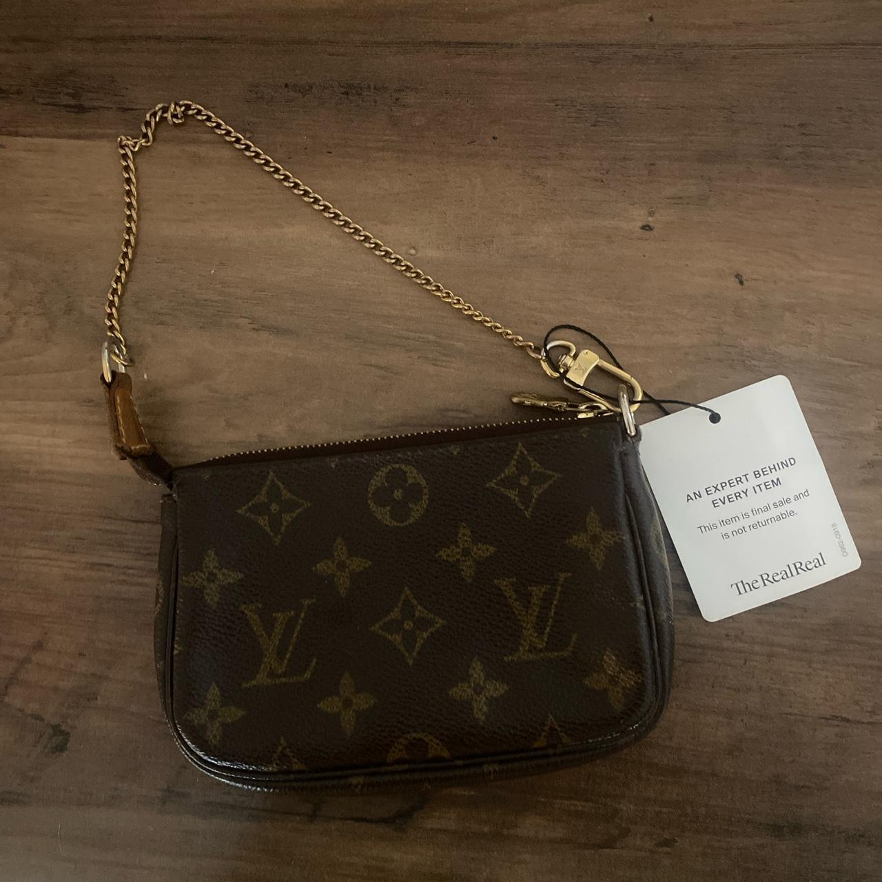 Authentic Louis Vuitton Pochette Handbag With Dust Bag