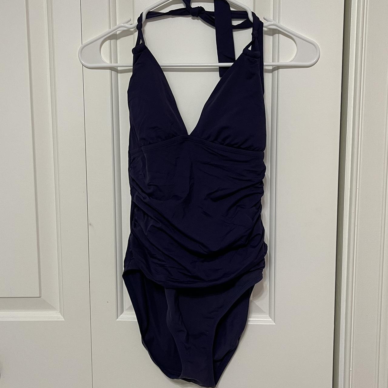 Bleu Rod Beattie Women's Navy Swimsuit-one-piece