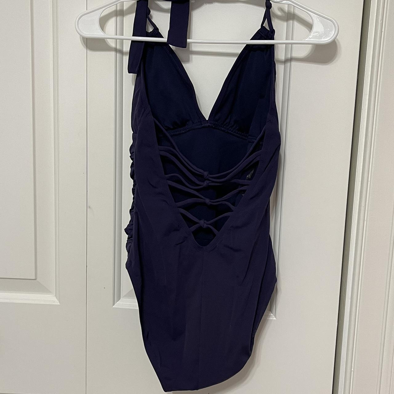 Bleu Rod Beattie Women's Navy Swimsuit-one-piece (2)