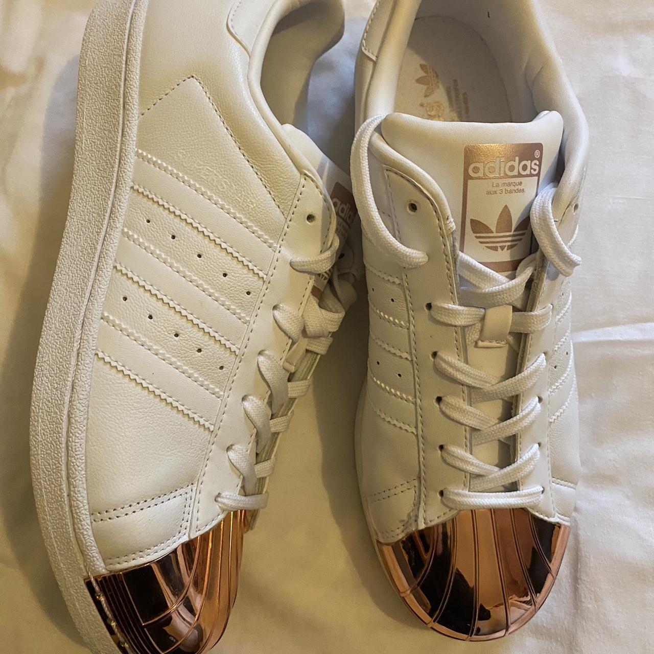 Womens adidas superstars Brilliant condition Worn... - Depop