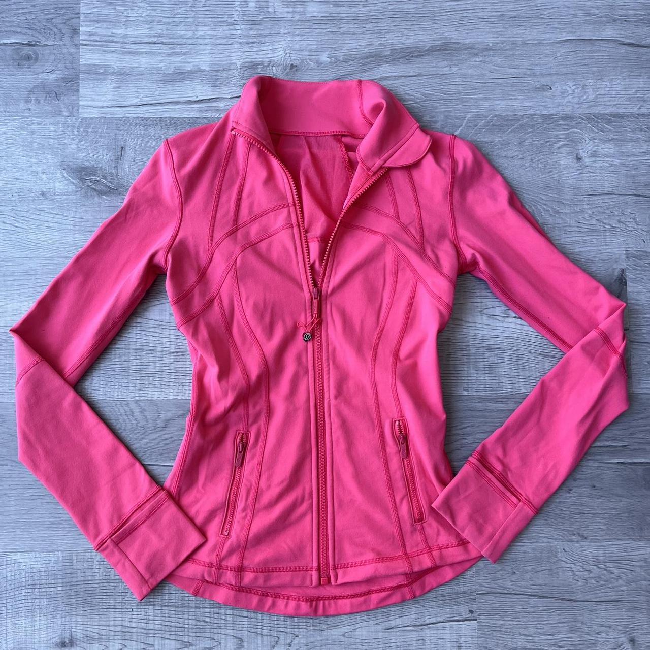 Lululemon define jacket in boom juice pink Size 4... - Depop