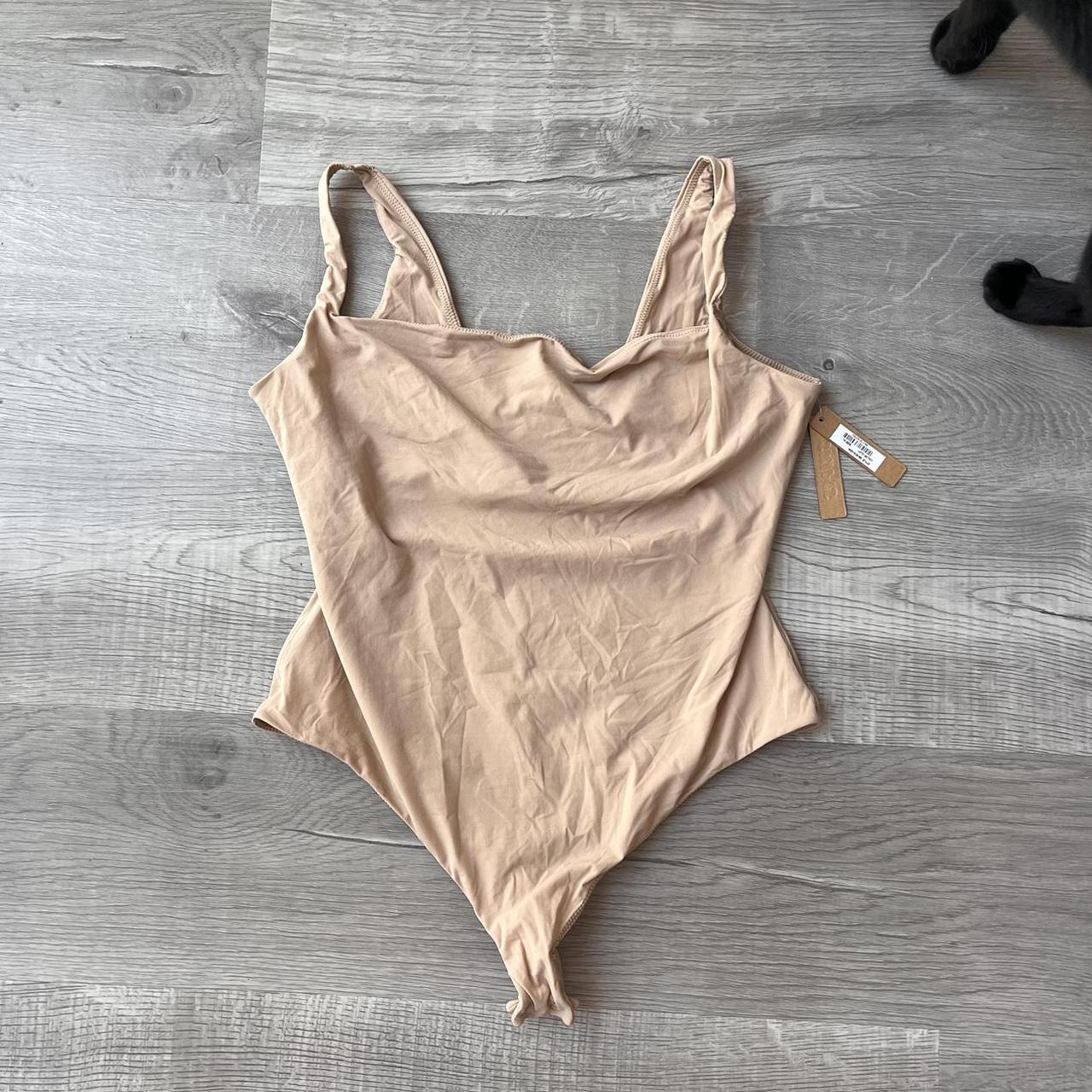 Skims bodysuit in nude clay Brand new with tags... - Depop