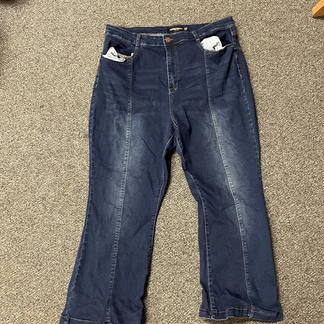 Dollhouse Women's Navy Jeans Depop