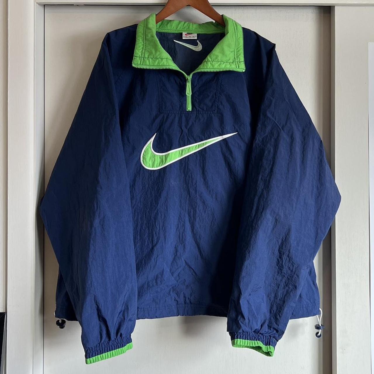 mens nike green jacket