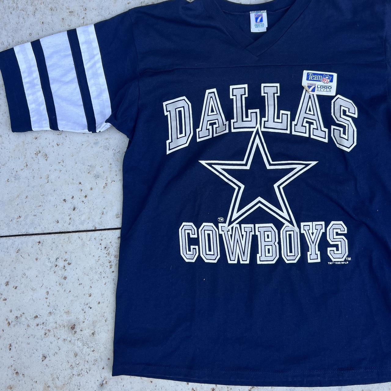 Vintage 90s Blank Dallas Cowboys Football Jersey No - Depop