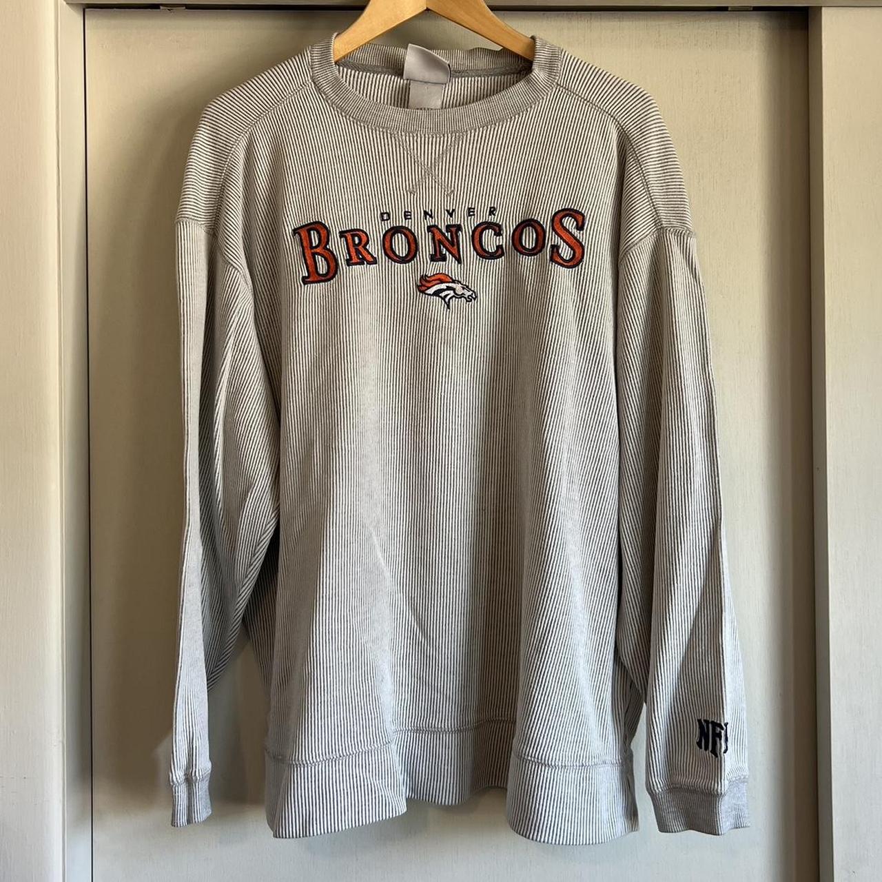 vintage denver broncos crew neck superbull xxxii - Depop