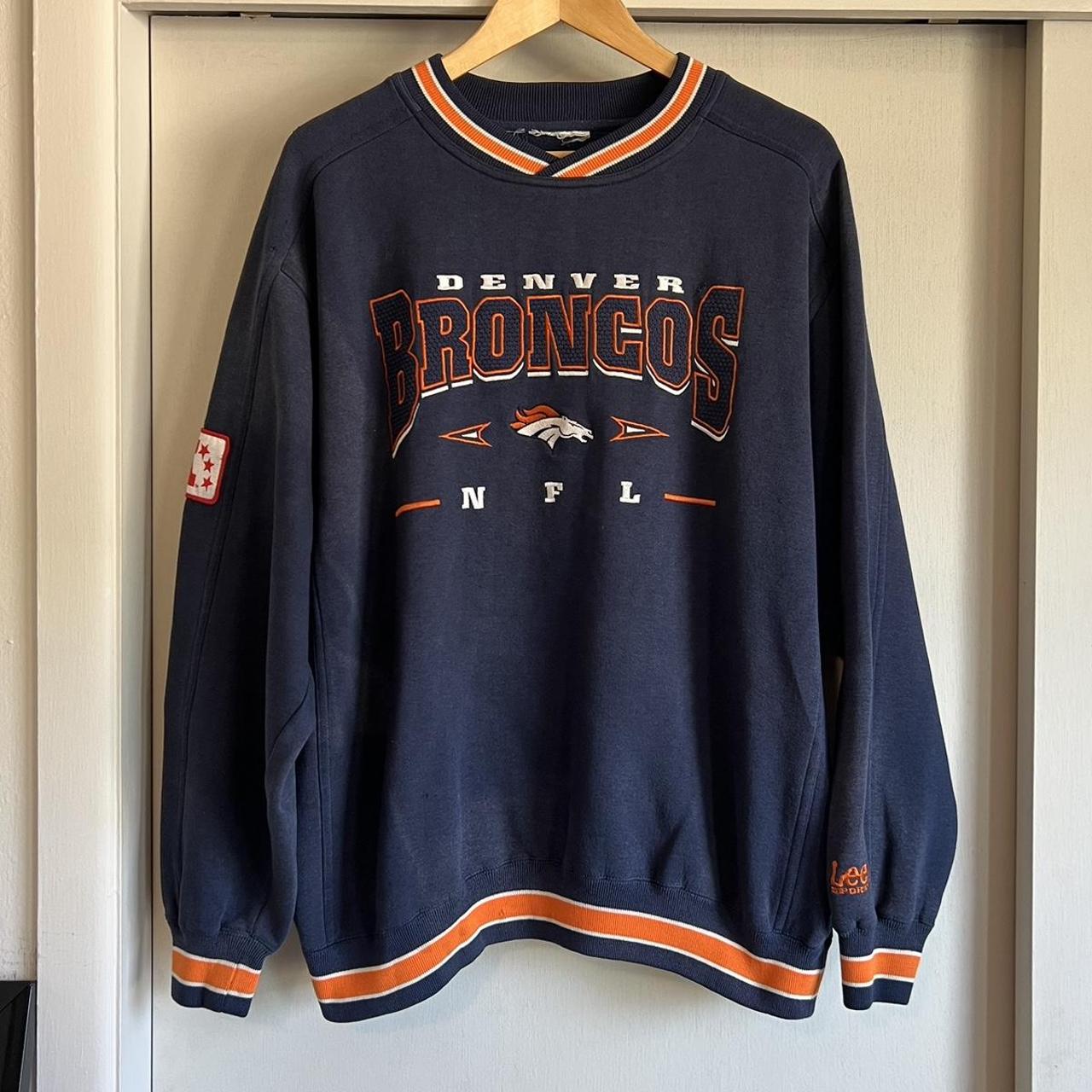 Vintage Lee Denver Broncos Sweatshirt size: - Depop