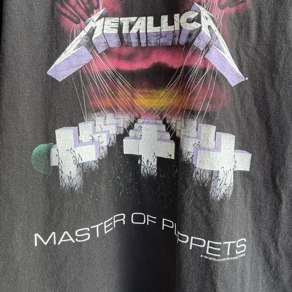 1994 Metallica master of puppets Giant tag USA... - Depop