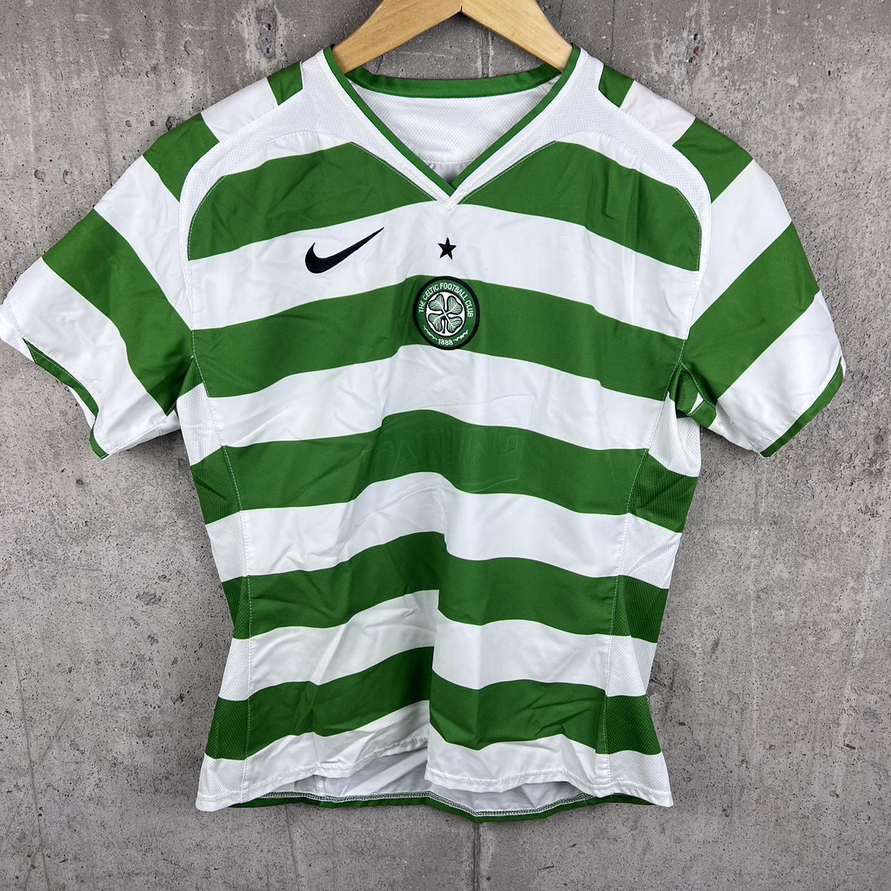 Modern Nike celtic soccer jersey Kids size Check. Depop