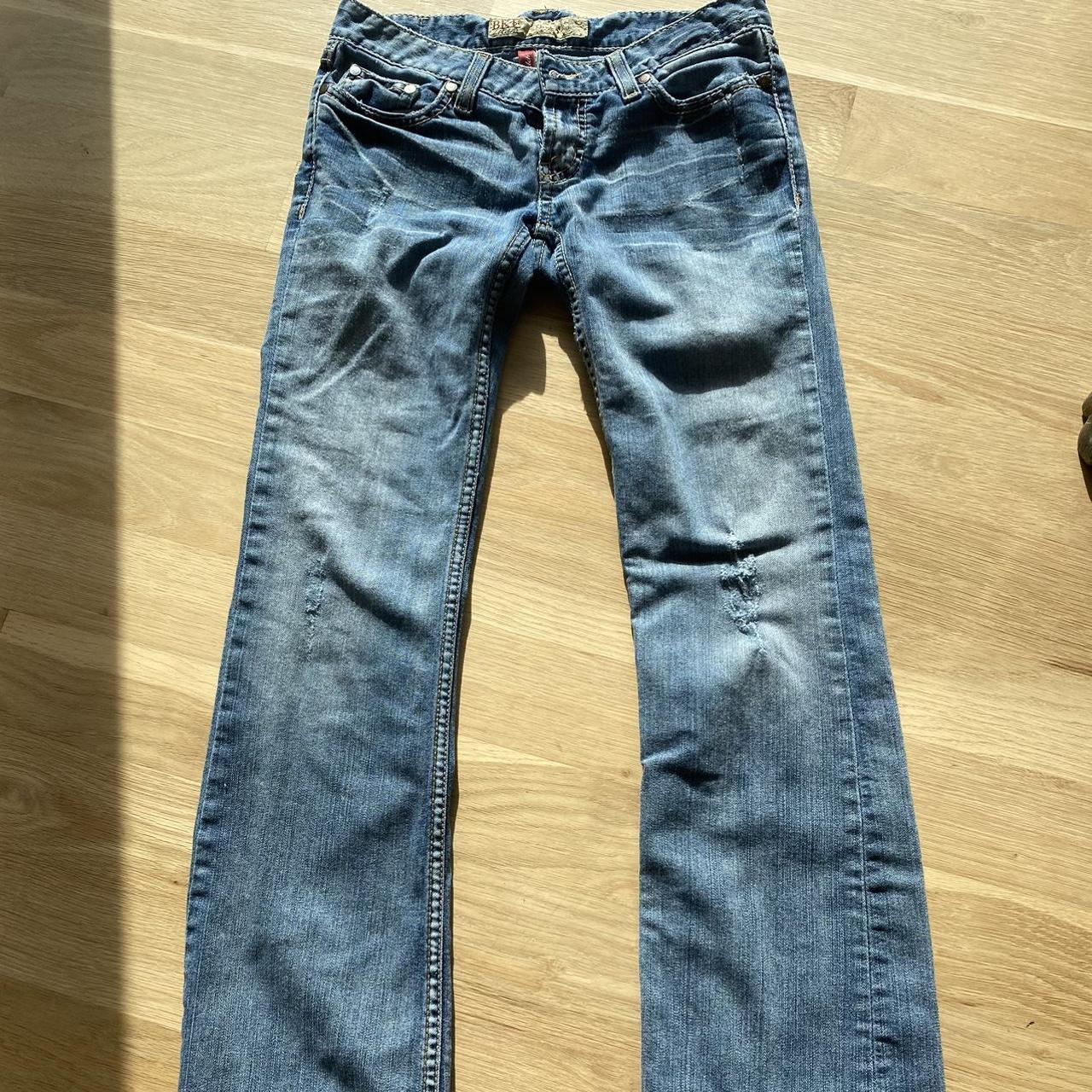Cutest low rise flare jeans from BKE denim Used to... - Depop
