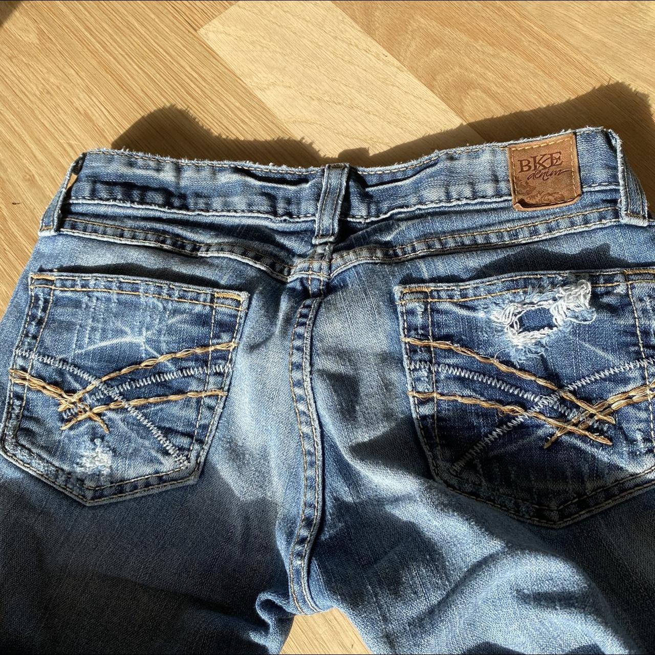 Cutest low rise flare jeans from BKE denim Used to... - Depop