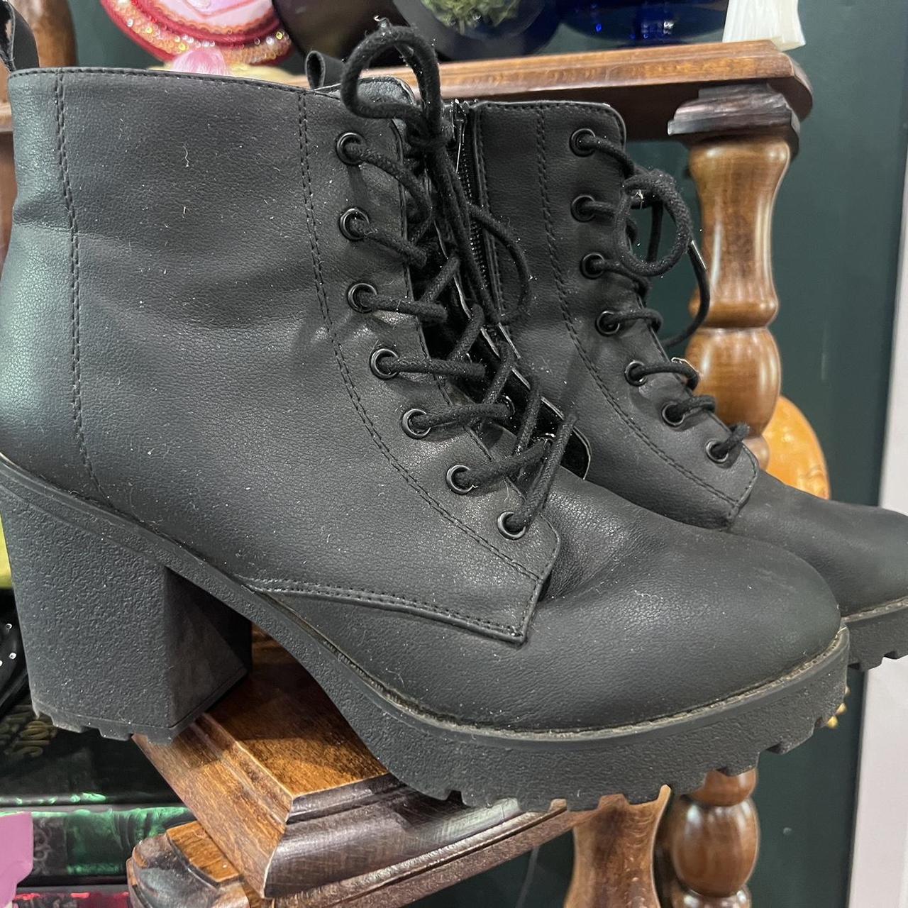 London rebel lace up platform cheap boots