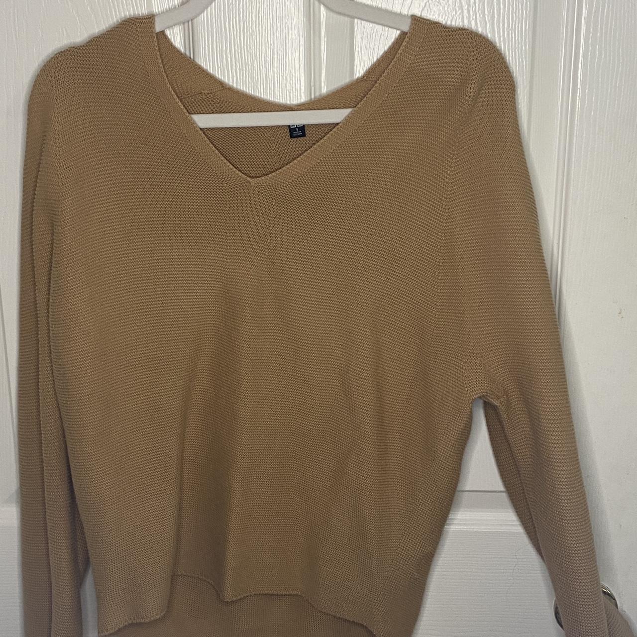 UNIQLO Women's Brown Blouse | Depop